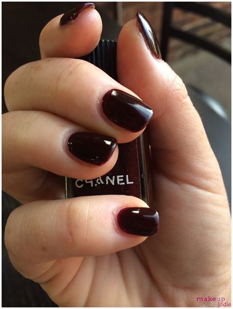 chanel black cherry|Iconic: Chanel’s Rouge Noir Nail Polish Shade Was a Happy Accident.